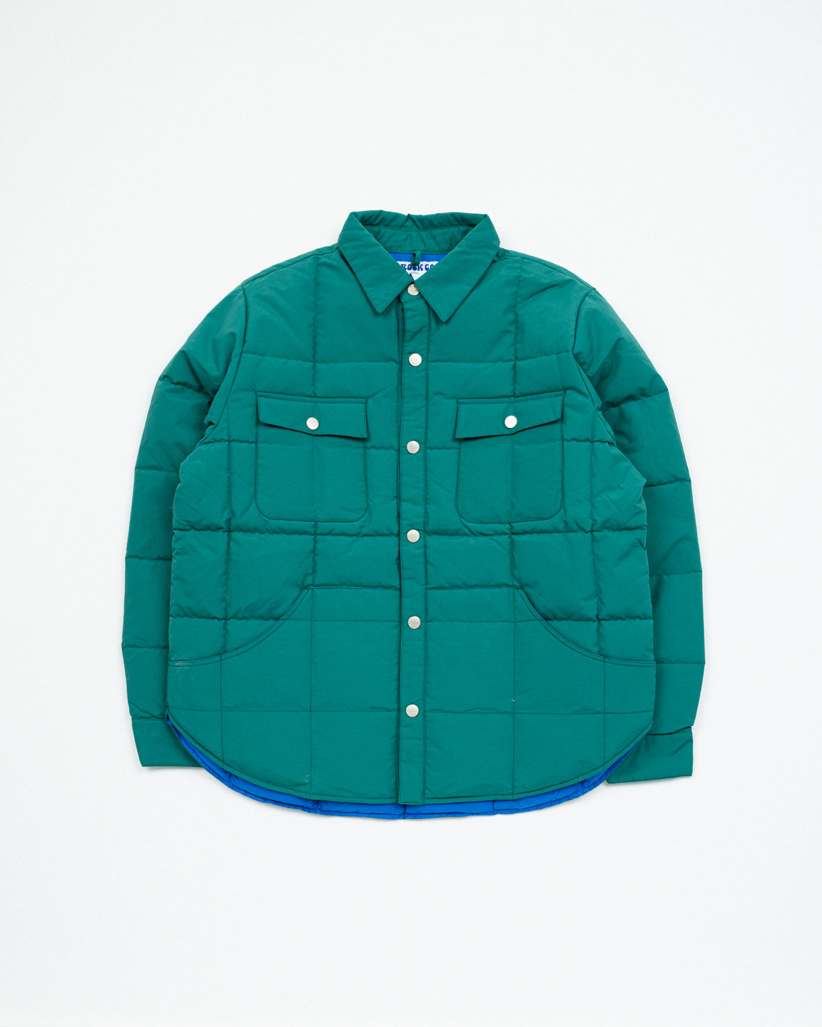 ジャケット・アウター ohne k-dart jacket light teal 46 PERTEX_-T-Down-Jacket-TEAL10.
