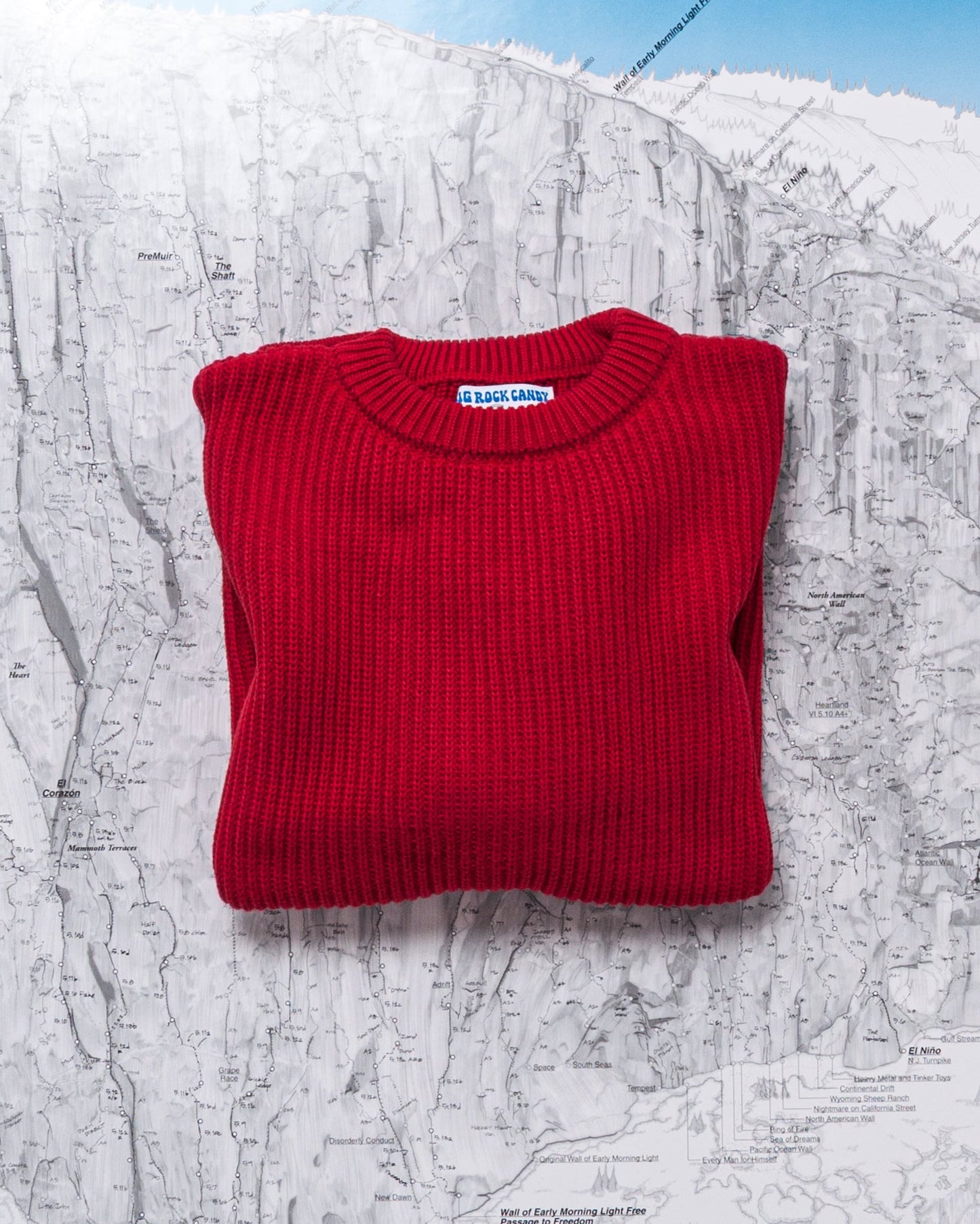 Camp 4 Sweater - Cherry Red