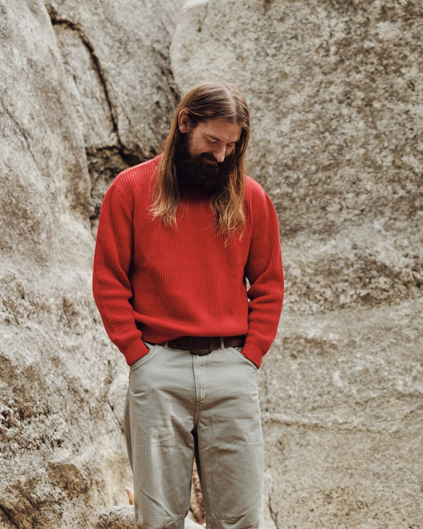 Camp 4 Sweater - Cherry Red