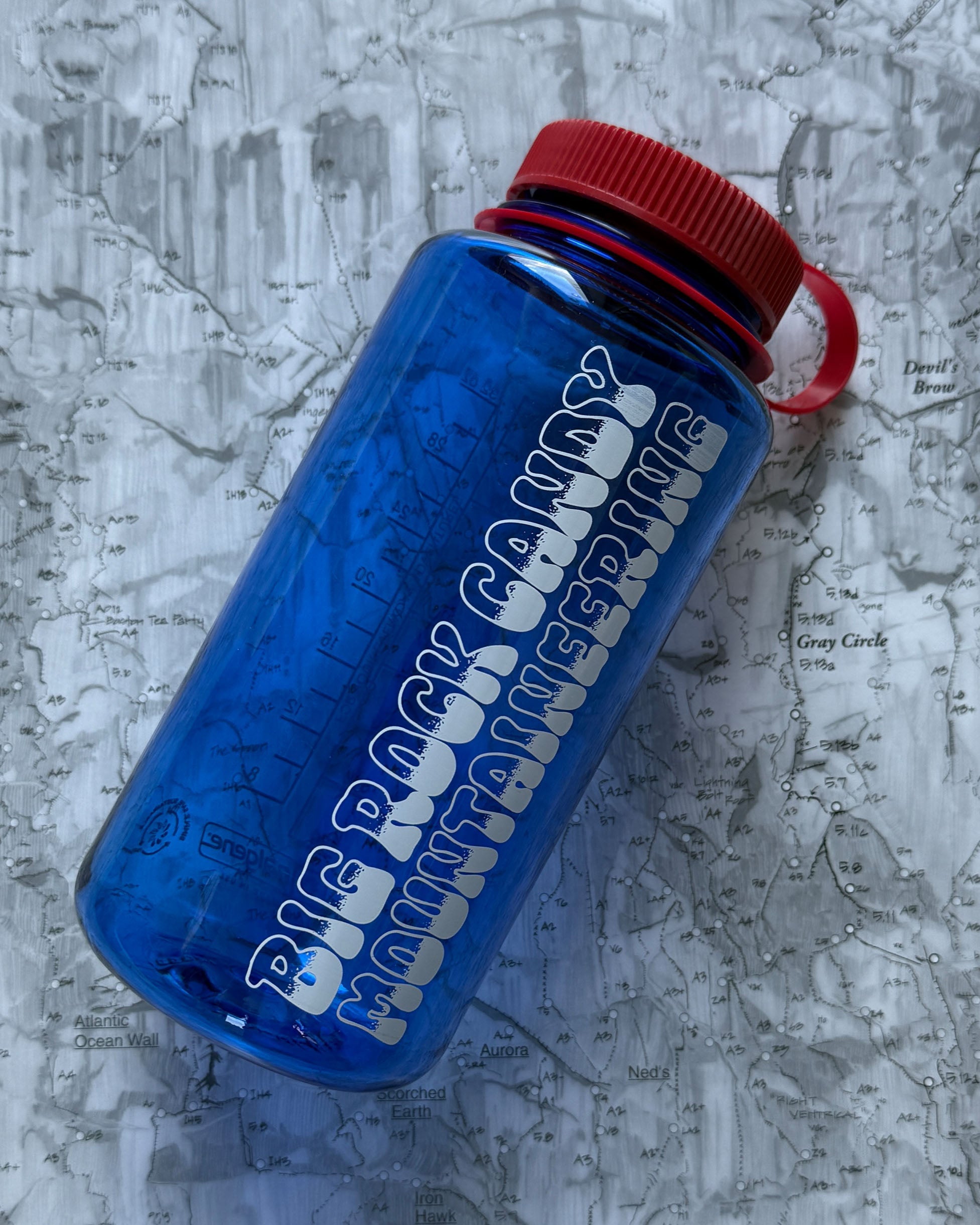 32oz Nalgene®️ Gradient Logo Bottle - Blue Raspberry