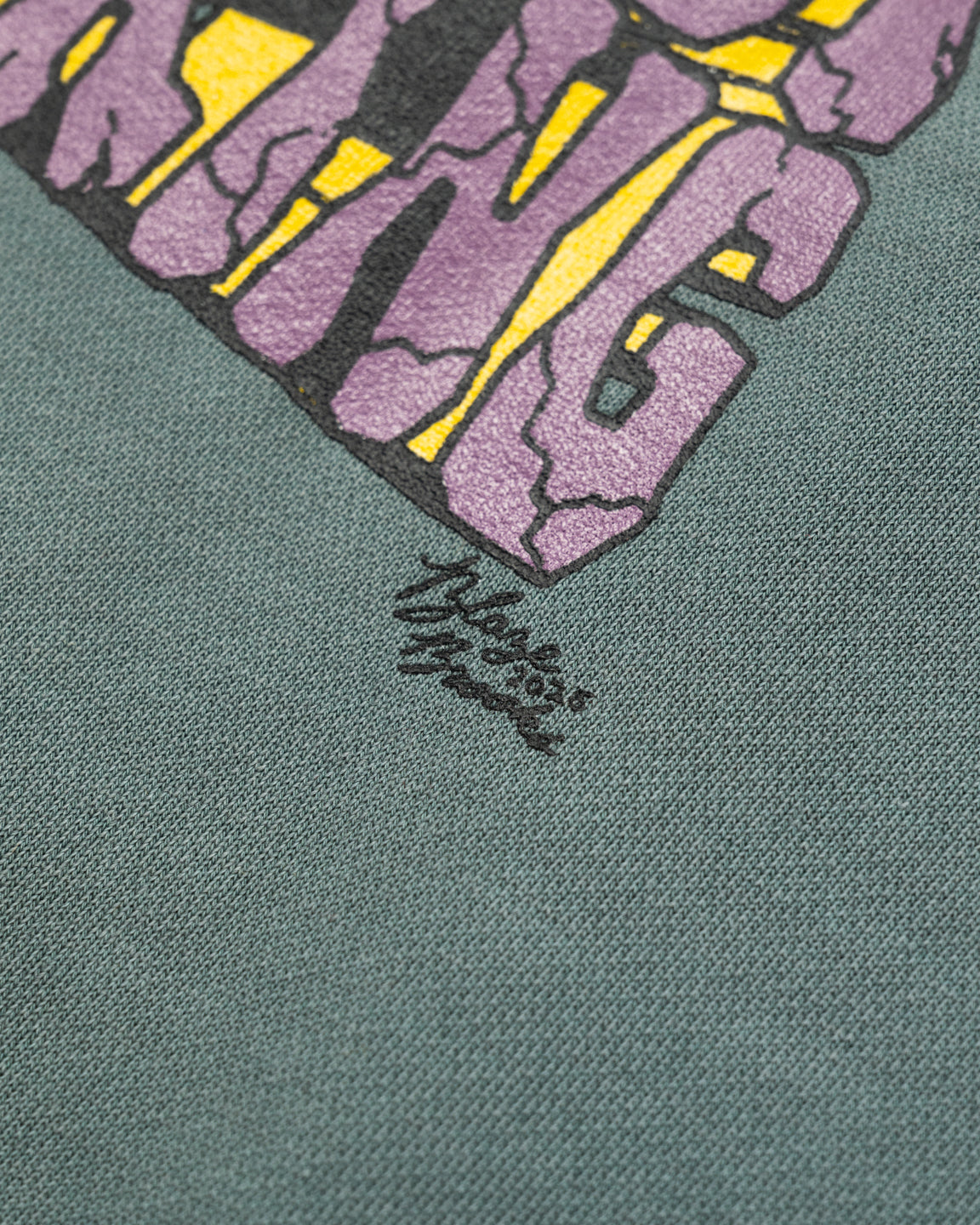 Boulder Logo Chop Top - Artichoke