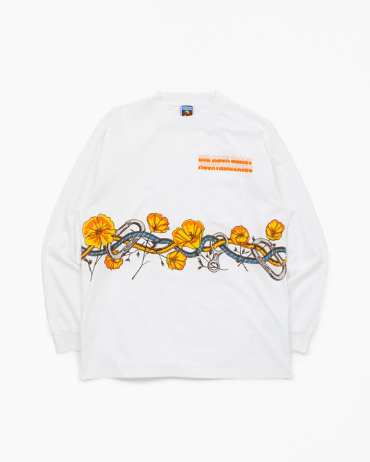 Valley Floor Long Sleeve Tee - Milk