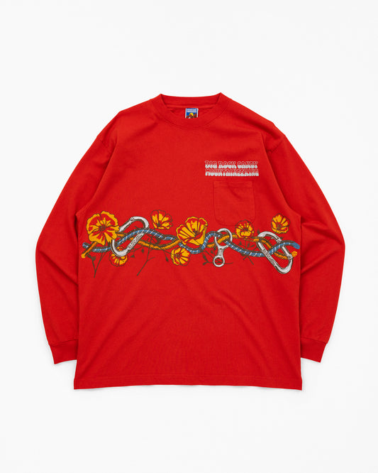 Valley Floor Long Sleeve Tee - Tomato