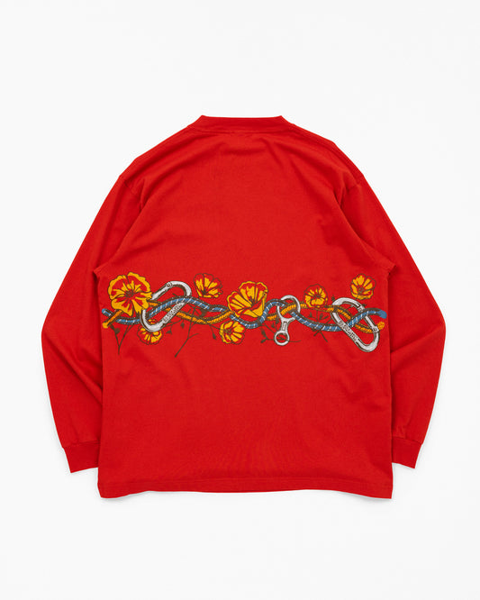 Valley Floor Long Sleeve Tee - Tomato
