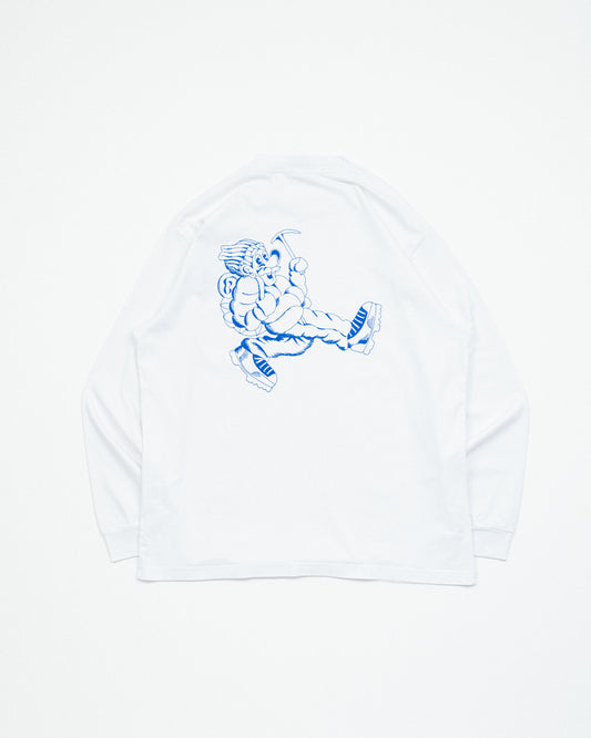 Garage Shop Long Sleeve Tee - Milk