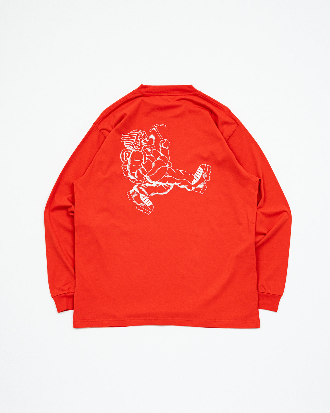Garage Shop Long Sleeve Tee - Tomato – Big Rock Candy Mountaineering