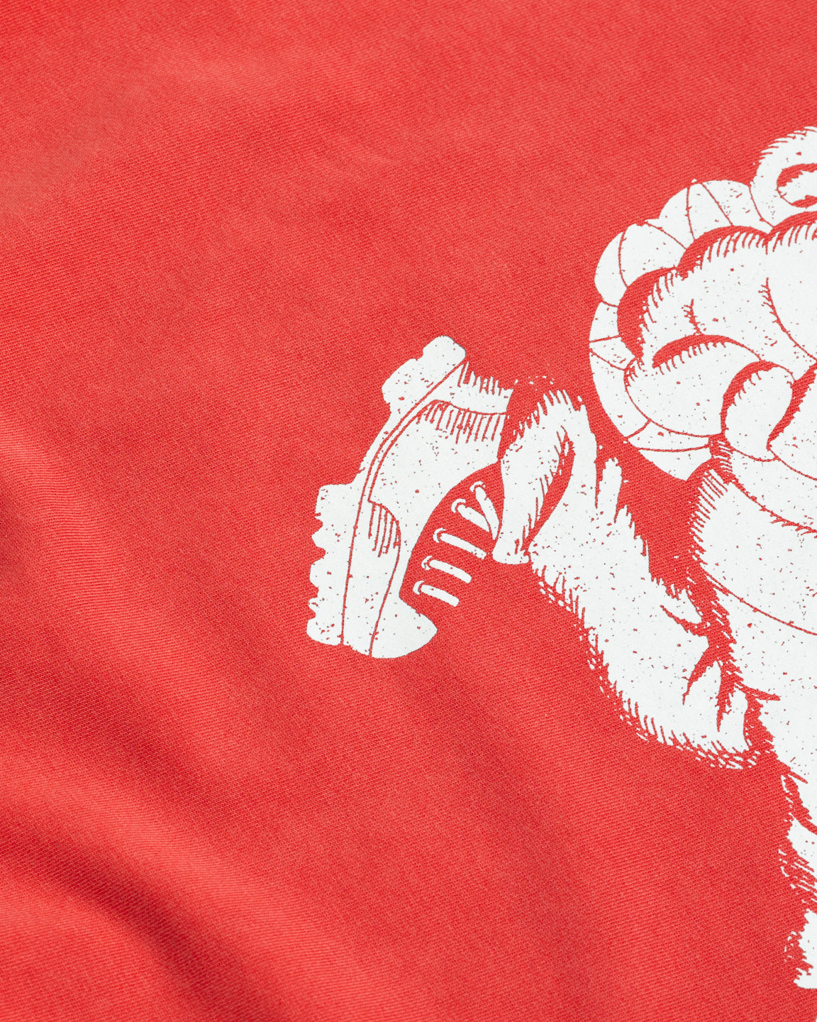 Wayne Raglan Sleeve Sweatshirt - Tomato