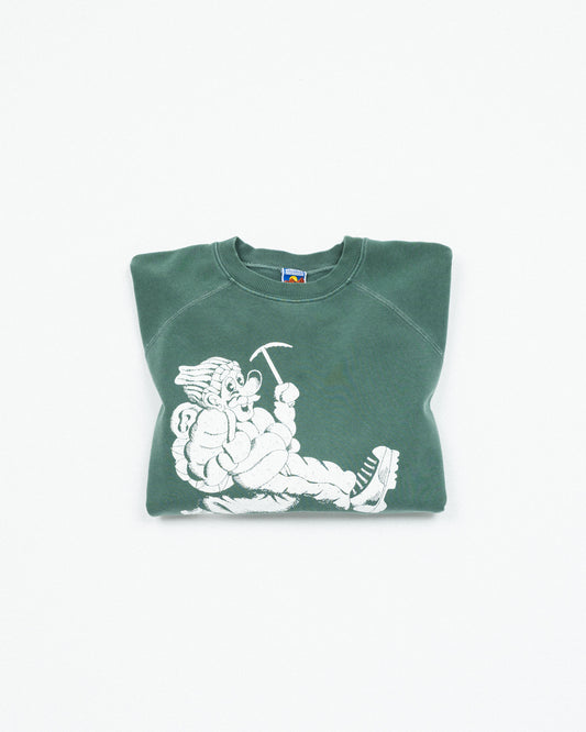 Wayne Raglan Sleeve Sweatshirt - Artichoke
