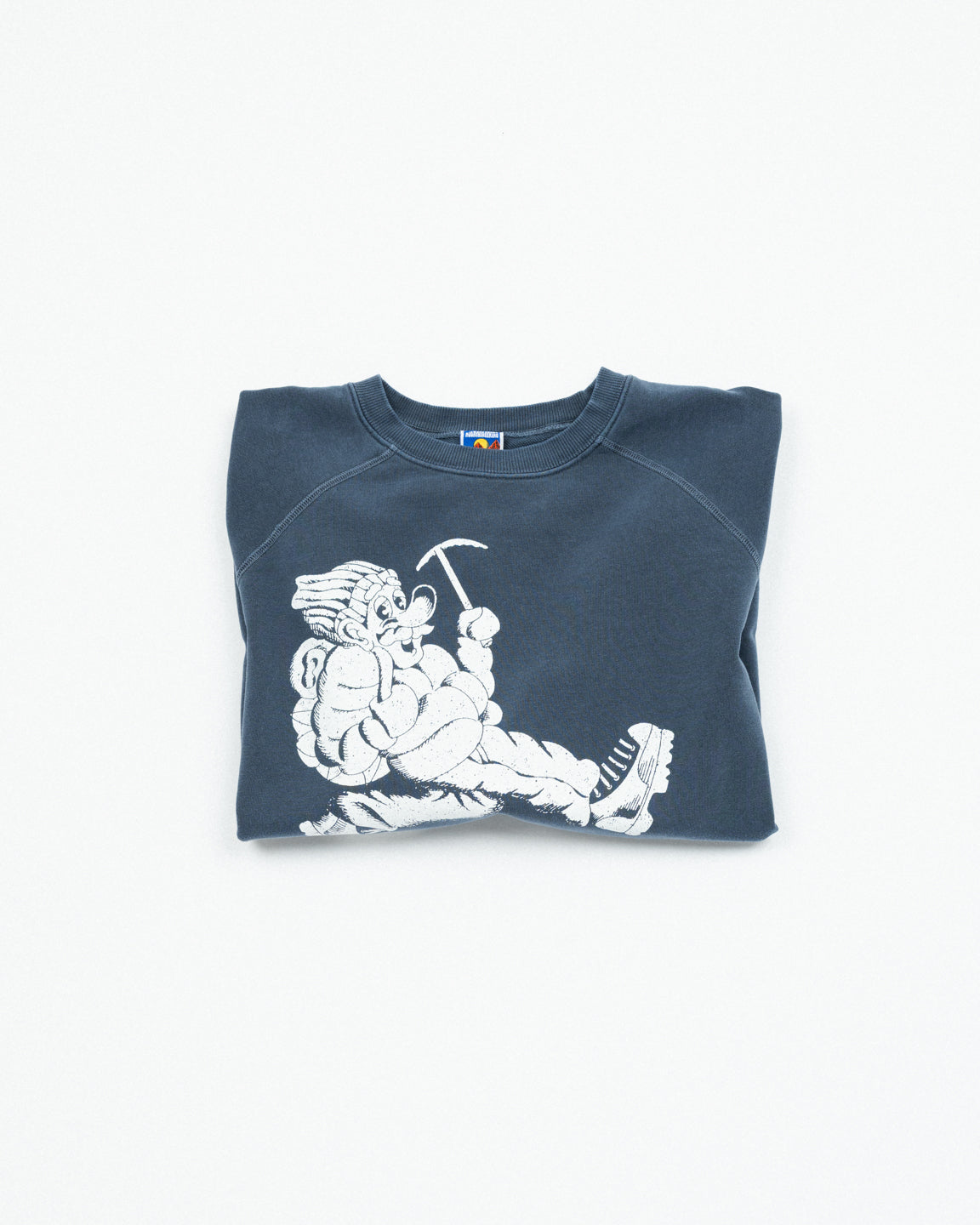 Wayne Raglan Sleeve Sweatshirt - Blue Corn