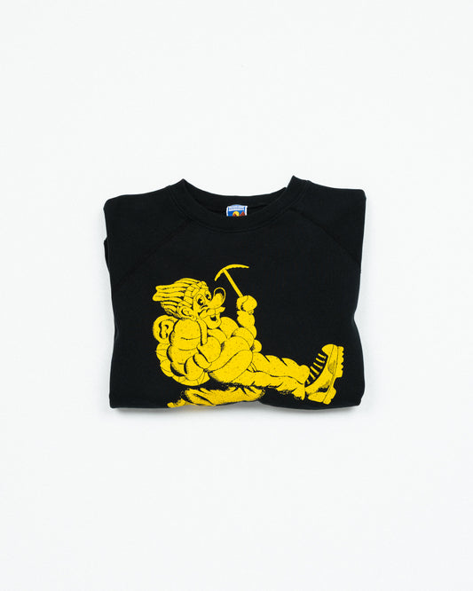 Wayne Raglan Sleeve Sweatshirt - Coal