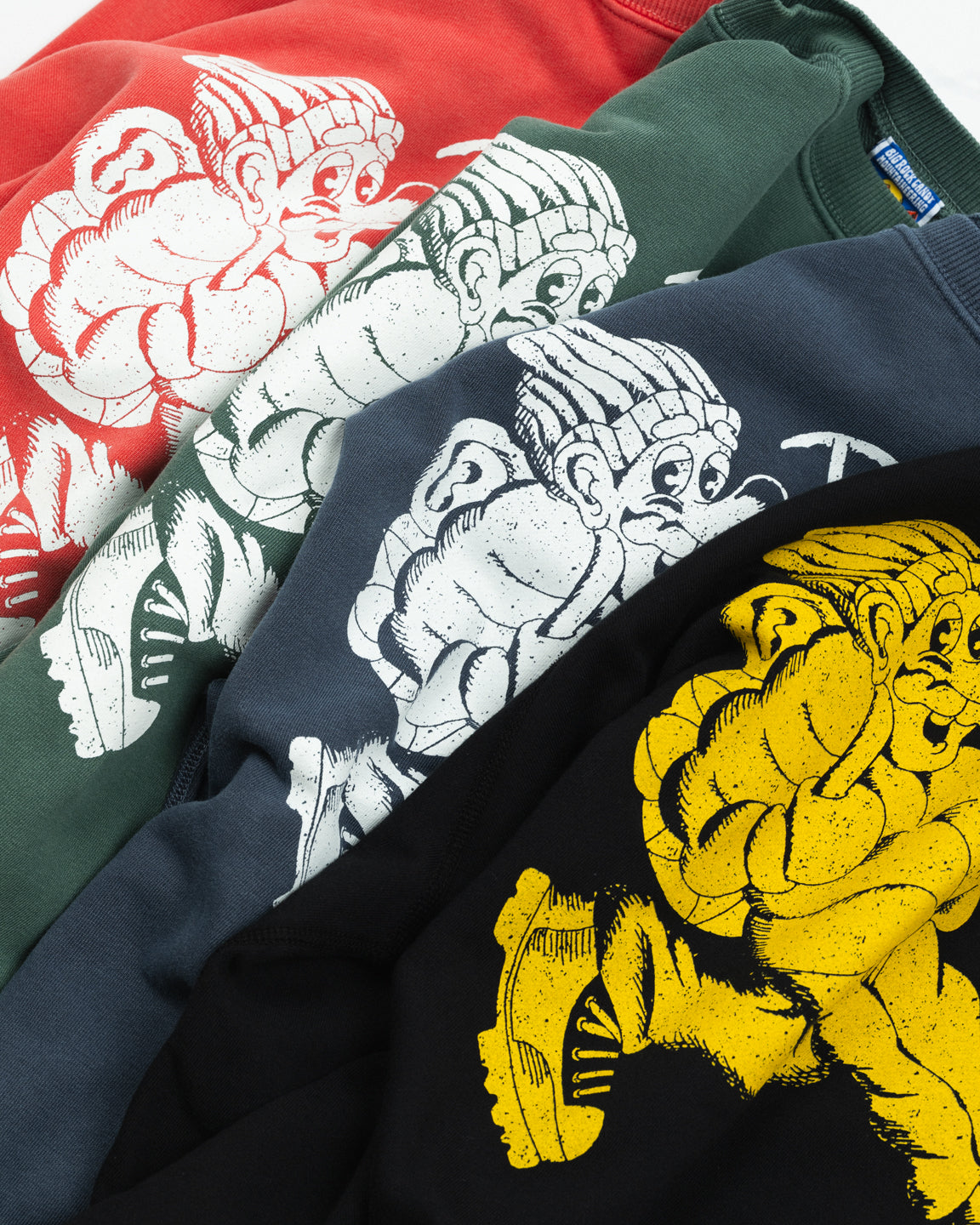 Wayne Raglan Sleeve Sweatshirt - Tomato