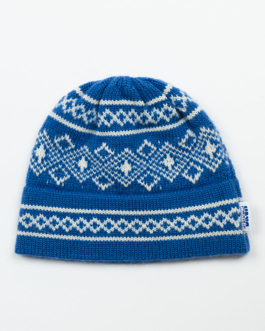 Stowe Mosaic Beanie - Blueberry