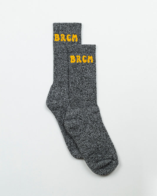 Big Rock Wool Sock - Salt & Pepper
