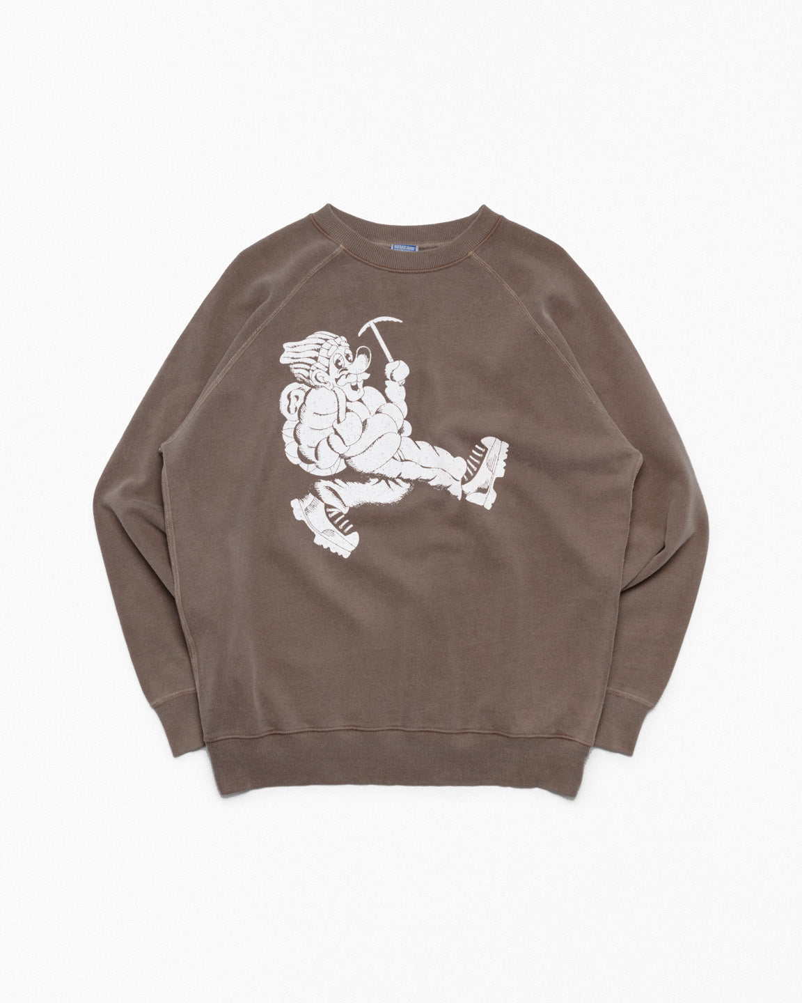 Wayne Raglan Sleeve Sweatshirt - Rootbeer