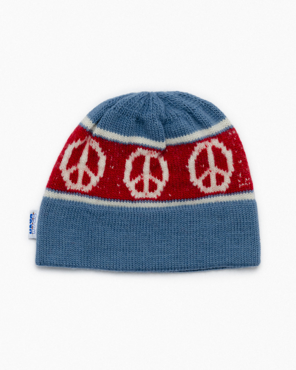 Stowe Peace Beanie - Blue Frost
