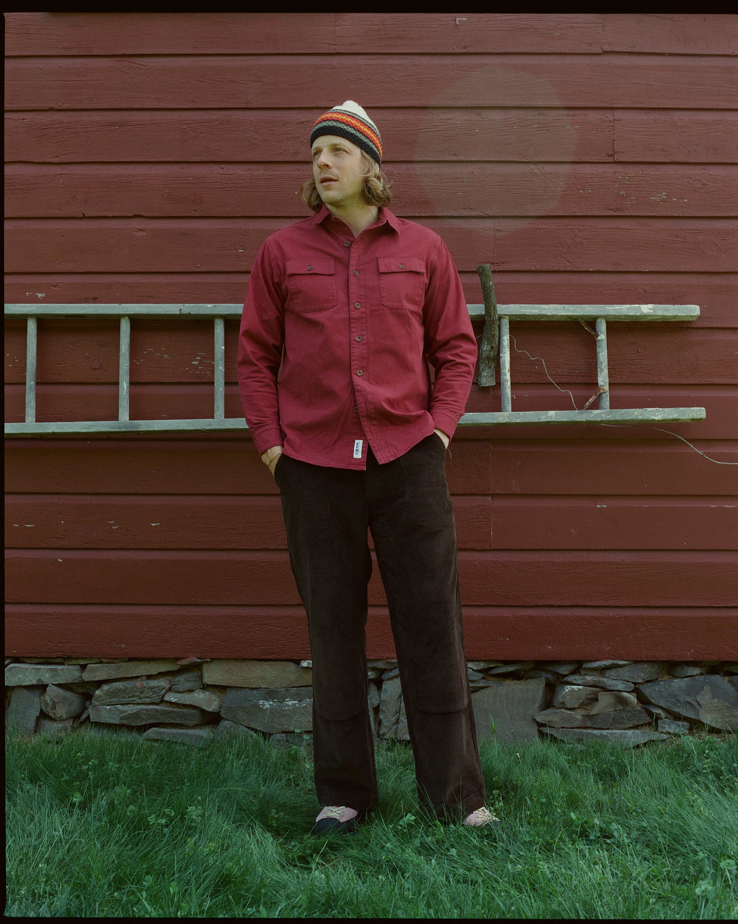 Nova Canvas Shirt - Cranberry