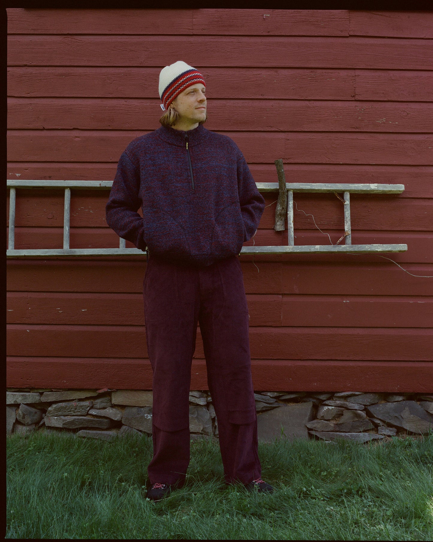 Keeler Needle Beanie - Berry Jam