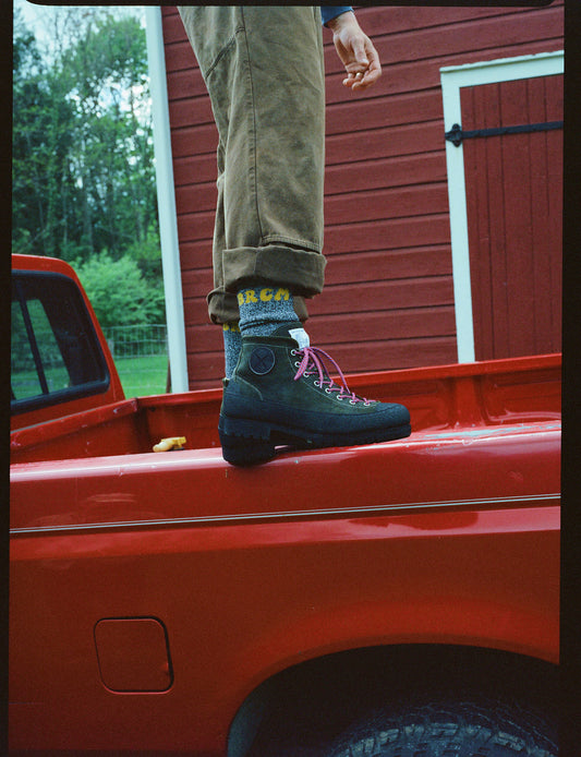 Big Rock Wool Sock - Salt & Pepper