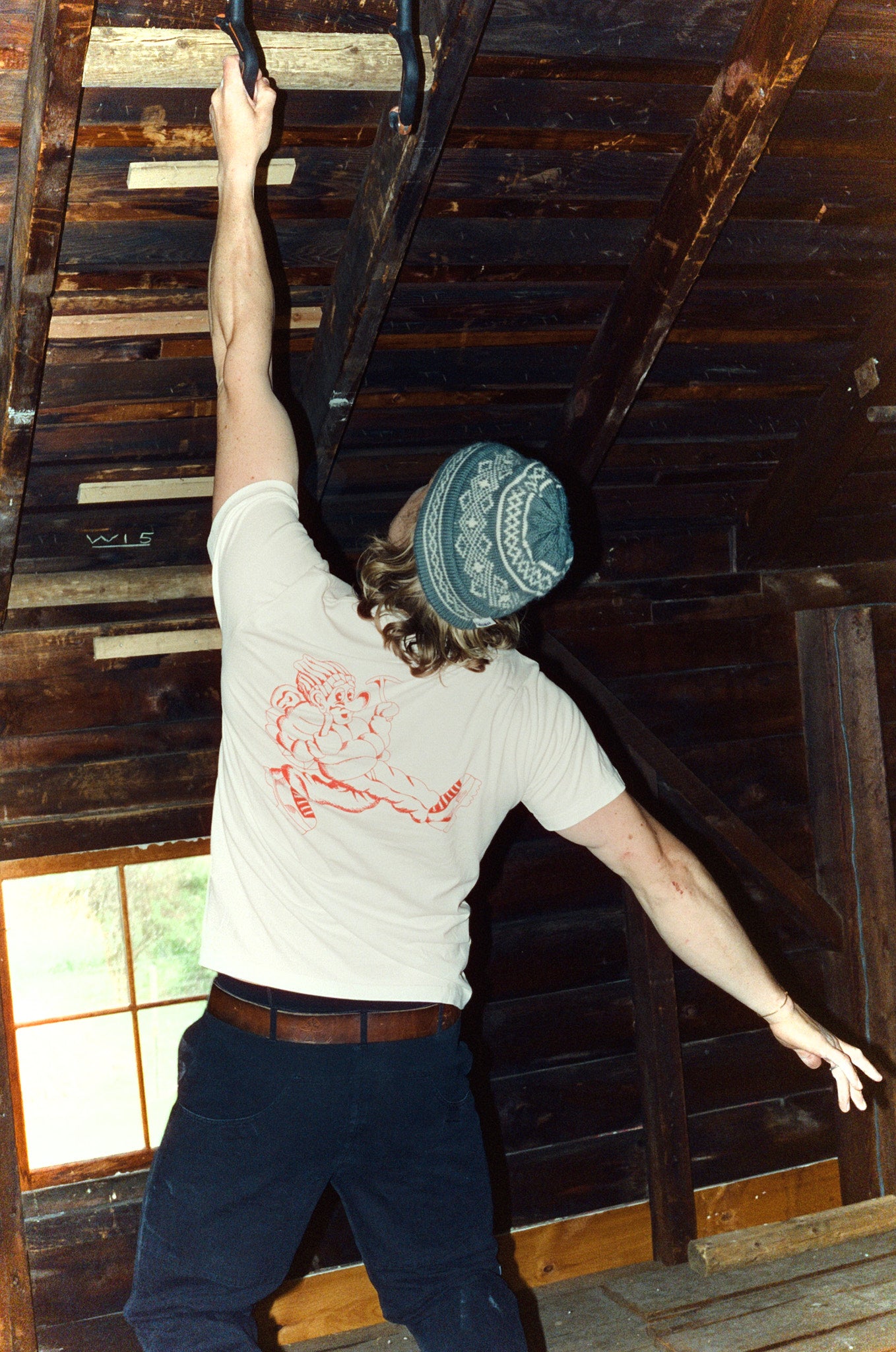 Stowe Mosaic Beanie - Spearmint – Big Rock Candy Mountaineering