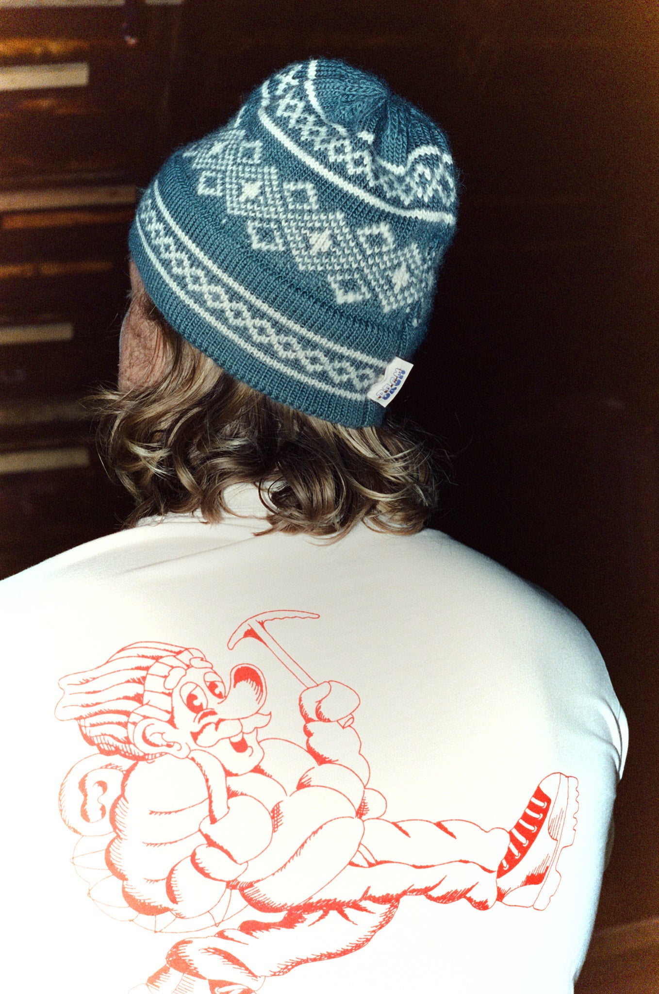 Stowe Mosaic Beanie - Spearmint – Big Rock Candy Mountaineering