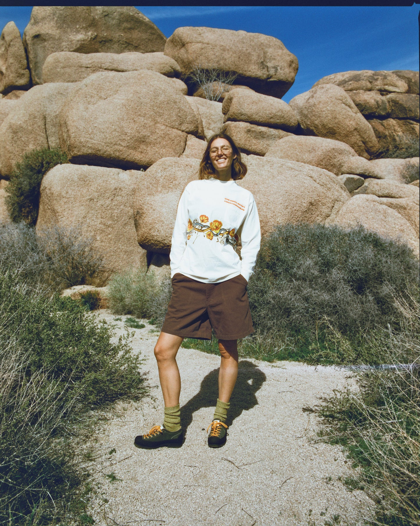 Valley Floor Long Sleeve Tee - Milk