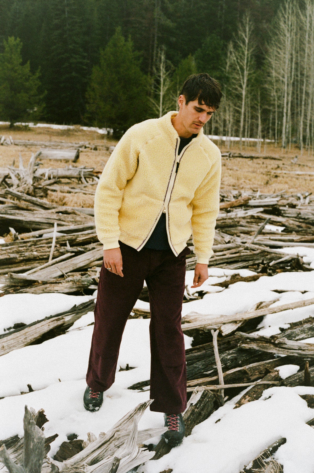 Tuolumne Wool Pile Jacket - Horchata