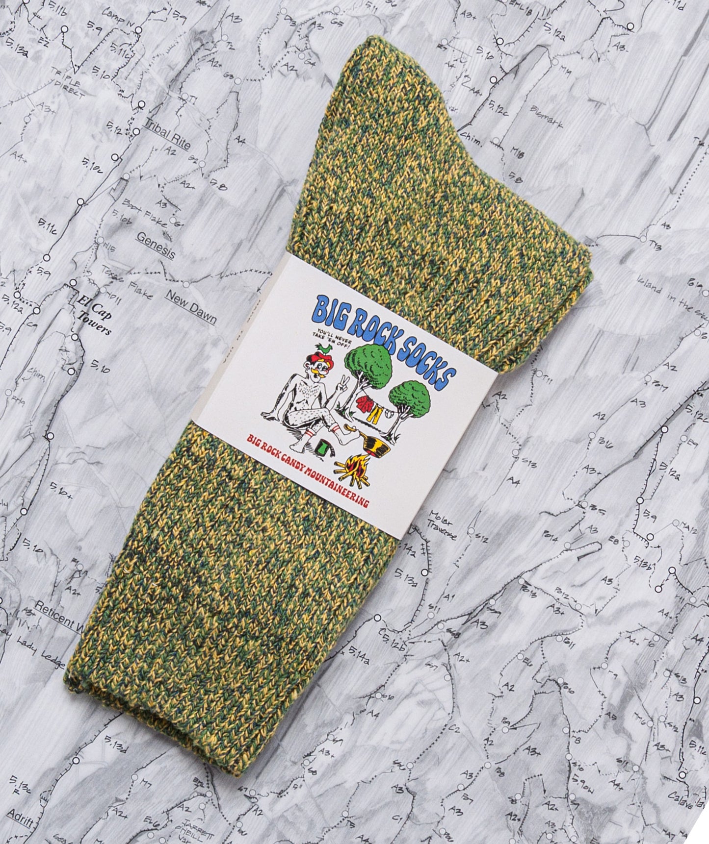 Big Rock Socks - Lemon Lime