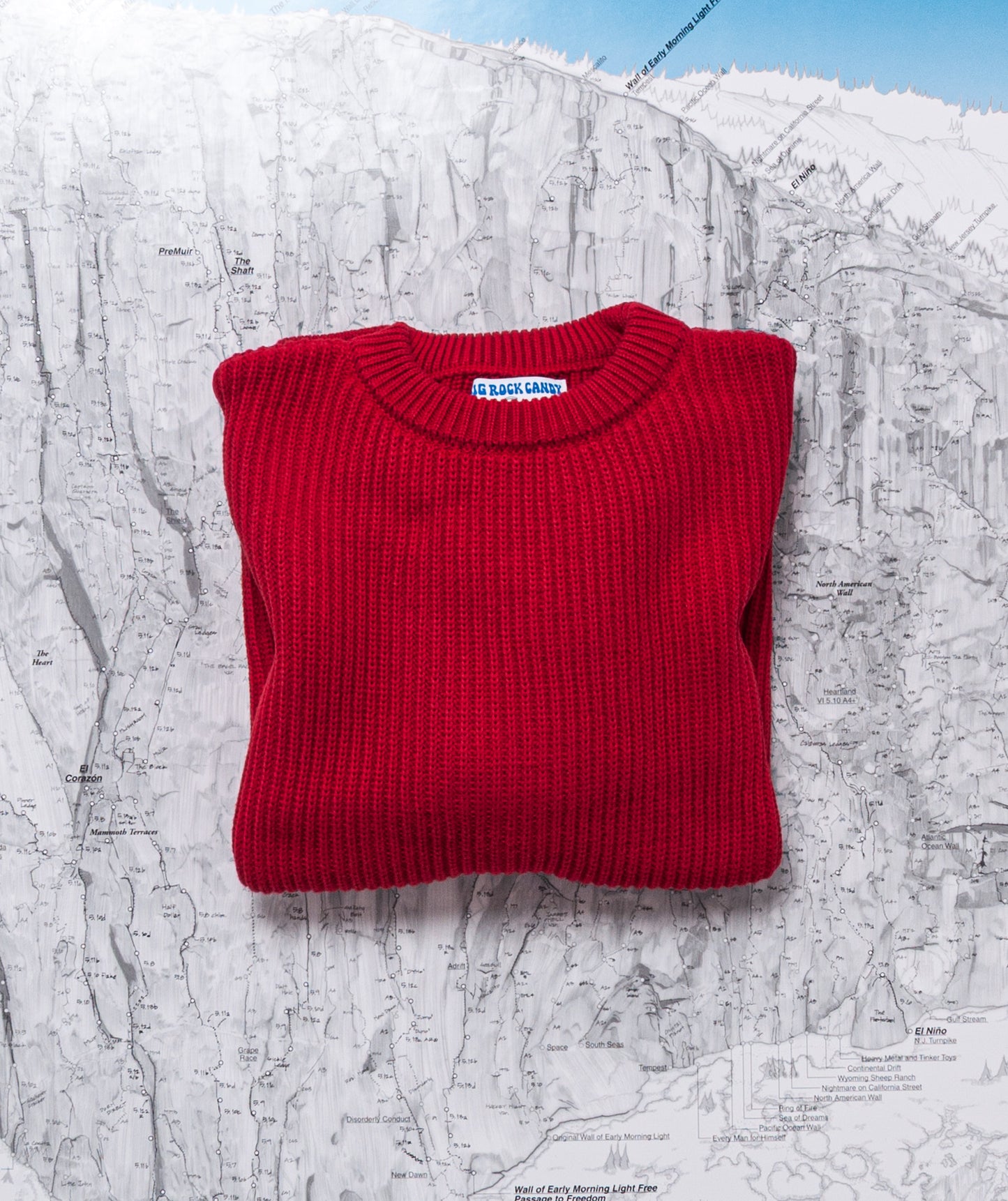 Camp 4 Sweater - Cherry Red