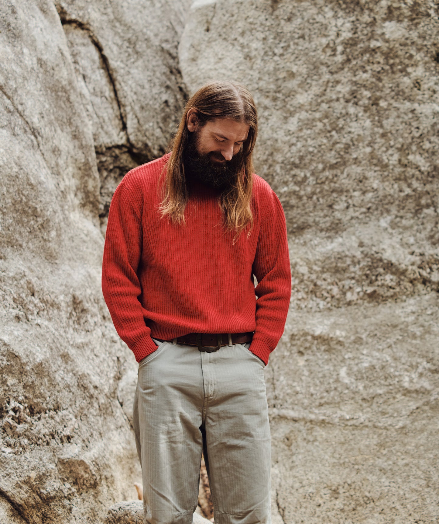 Camp 4 Sweater - Cherry Red
