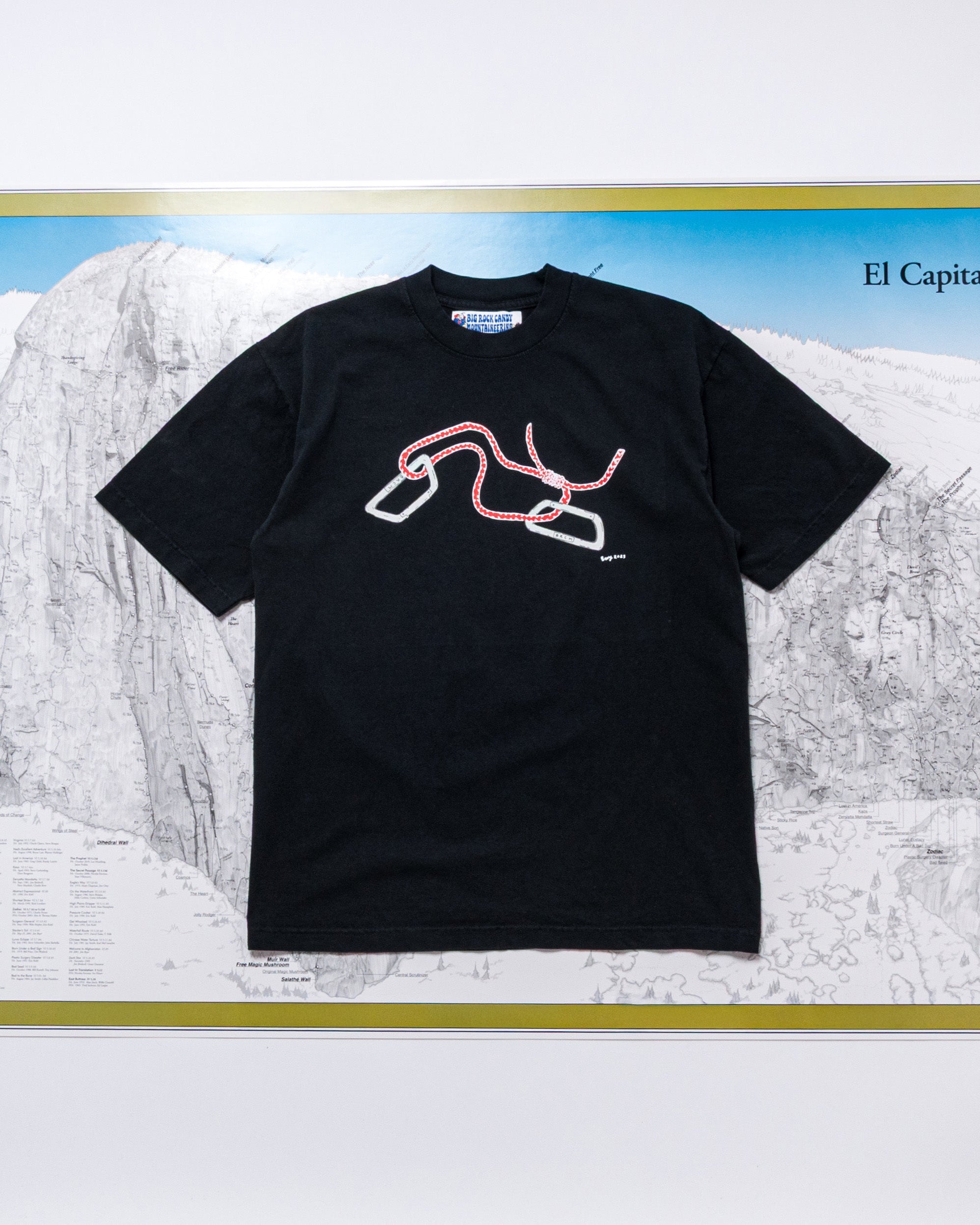 Rockcraft Tee - Coal – Big Rock Candy Mountaineering