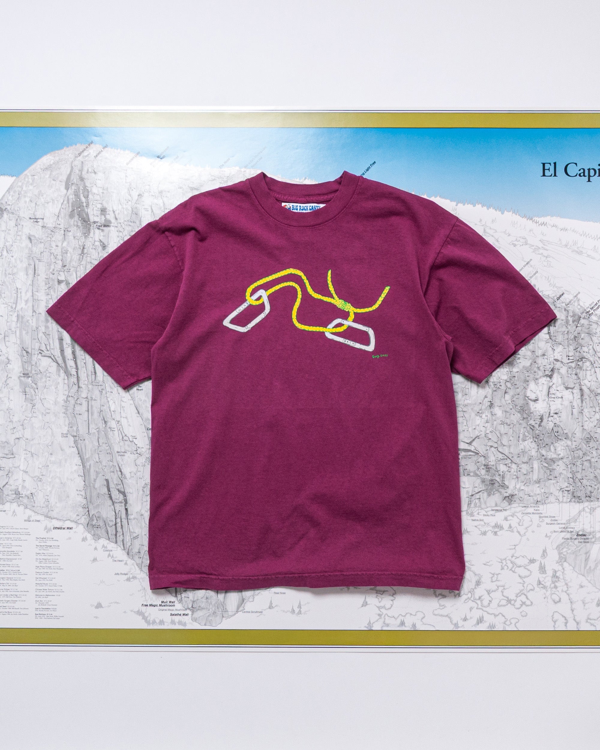 Rockcraft Tee - Very Berry