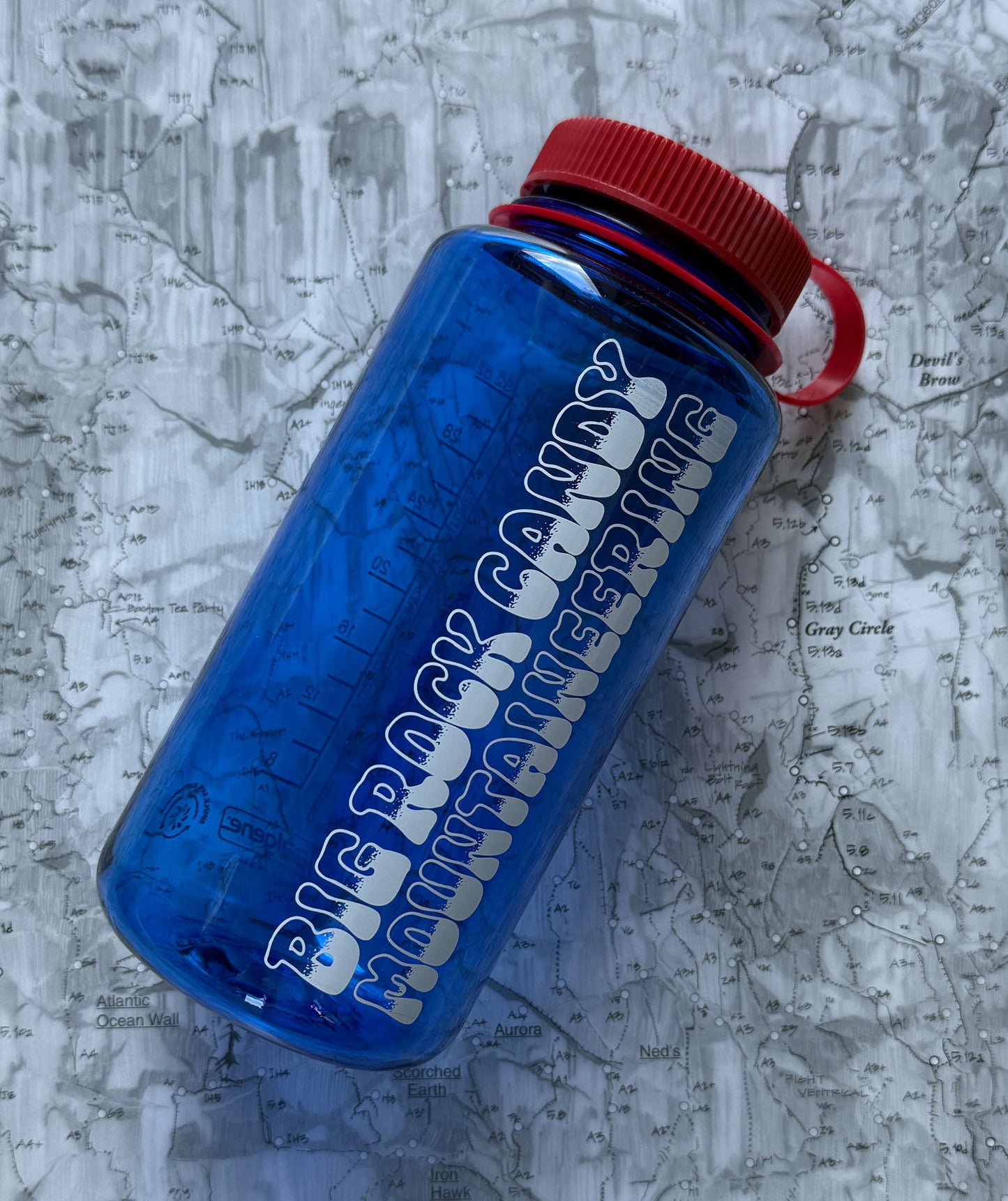 32oz Nalgene®️ Gradient Logo Bottle - Blue Raspberry