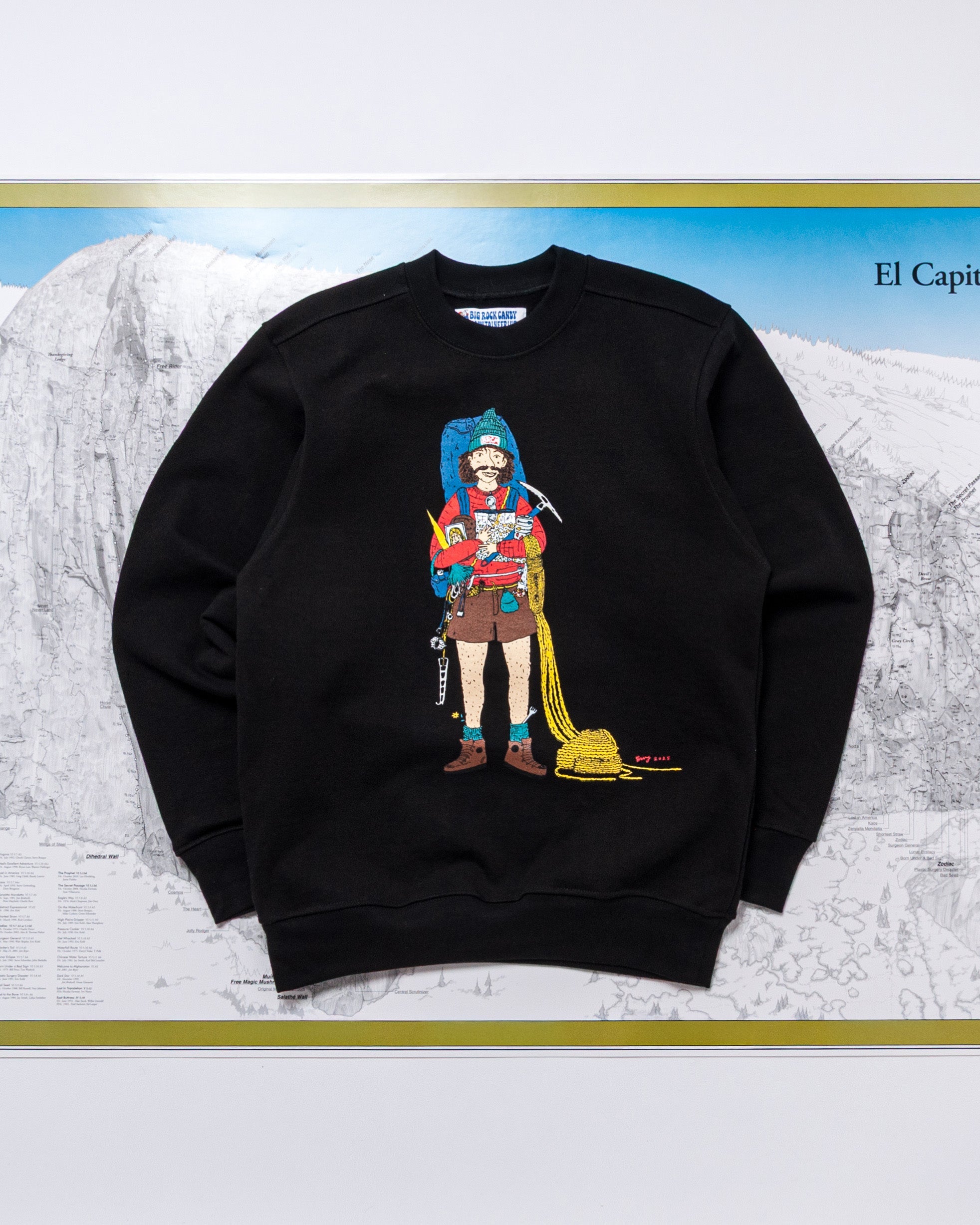 Wall Rat Sweatshirt - Black Licorice