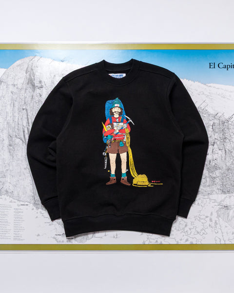 Wall Rat Sweatshirt - Black Licorice – Big Rock Candy Mountaineering