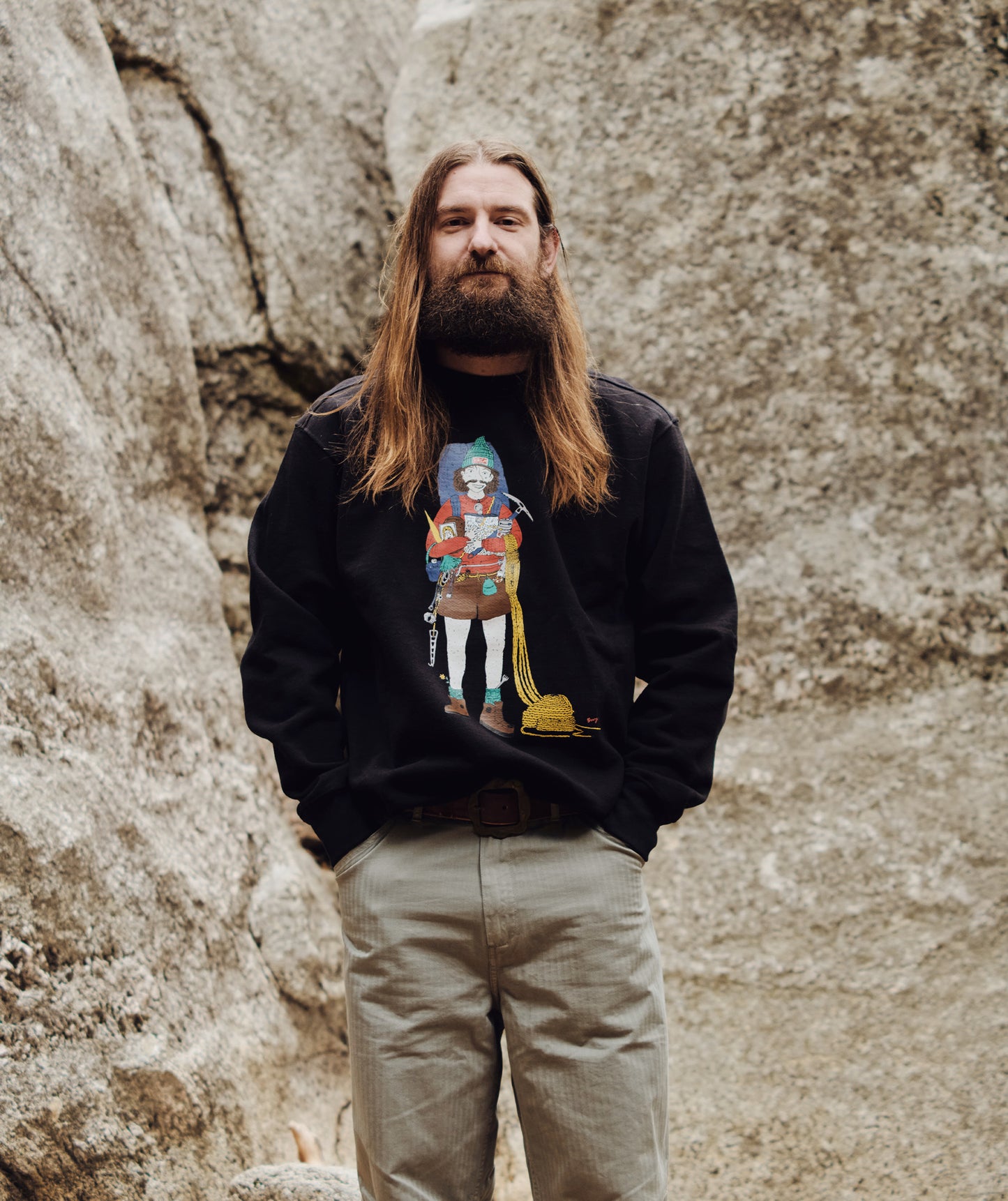 Wall Rat Sweatshirt - Black Licorice